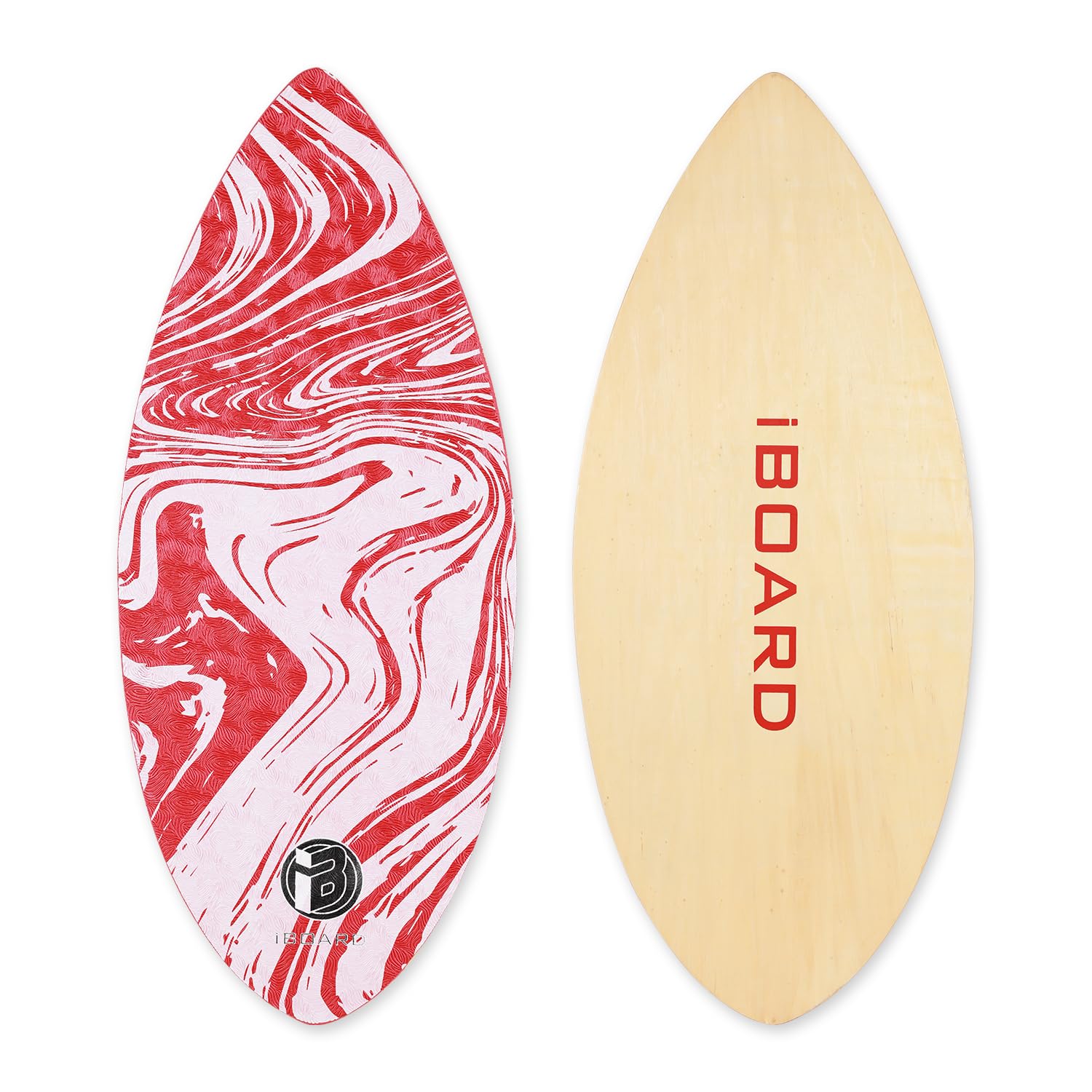 綺麗です♪ RUSH SKIMBOARDS 131cm iBOARD 36” Skipper Skimboard with High Gloss Coat Wooden Skim
